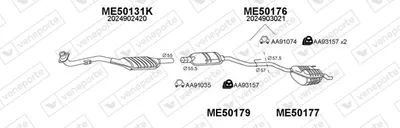 Sistema de gases de escape Mercedes-Benz C-CLASS · Mercedes-Benz C-CLASS T-Model