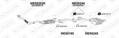 Sistema de gases de escape Mercedes-Benz C-CLASS · Mercedes-Benz C-CLASS T-Model