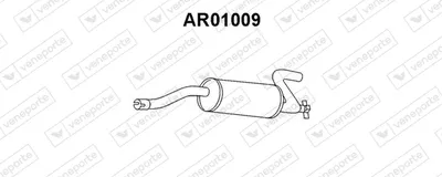 Silenciador posterior Alfa Romeo 33 · Alfa Romeo 33 Sportwagon