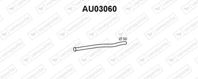 Tubo de escape Audi 80 B2 Saloon