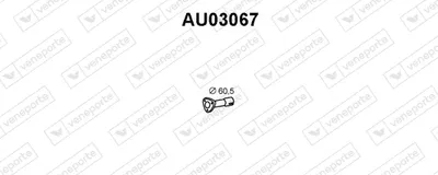 Tubo de escape Audi 100 C4 Saloon · Audi 100 C4 Avant