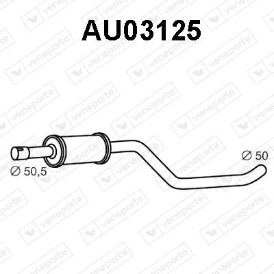 Presilenciador Audi A2