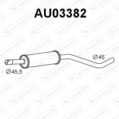 Presilenciador Audi A2