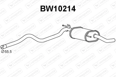 Silenciador posterior Bmw 3 · Bmw 3 Touring · Bmw 4 Coupe
