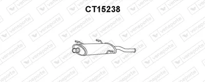 Silenciador posterior Citroën XSARA · Citroën XSARA Coupe