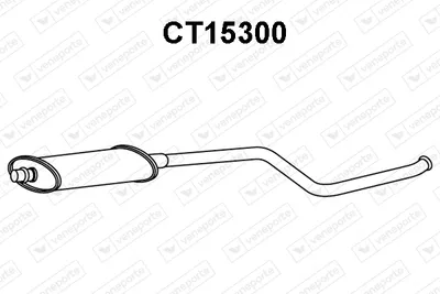 silenciador del medio Citroën XSARA · Citroën XSARA Break · Citroën XSARA Coupe