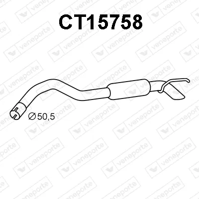 Silenciador posterior Citroën C4 PICASSO II · Citroën C4 SPACETOURER · Citroën C4 PICASSO II Van