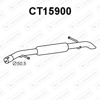 Tubo de escape Citroën C3 PICASSO · Citroën C4 CACTUS · Citroën C3 III