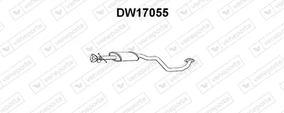 silenciador del medio Daewoo REZZO