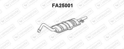 Silenciador posterior Fiat 124 · Seat 124