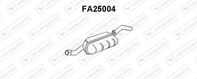 Silenciador posterior Fiat 127 · Seat FURA