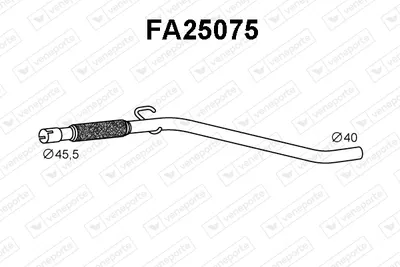 Tubo de escape Fiat PANDA