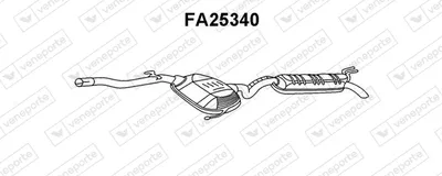 Silenciador posterior Fiat MAREA Weekend
