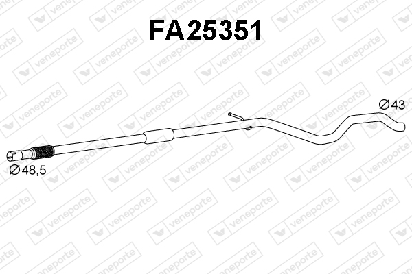 silenciador del medio Fiat 500 · Fiat 500 C