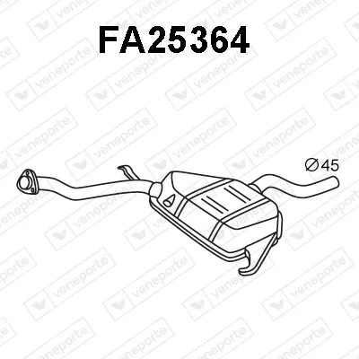 Presilenciador Fiat TEMPRA · Fiat TEMPRA S.W. · Lancia DEDRA