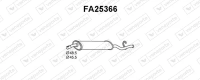 Silenciador posterior Fiat TEMPRA
