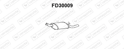 Silenciador posterior Ford ESCORT III · Ford ESCORT III Convertible · Ford ESCORT IV Turnier