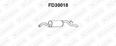 Silenciador posterior Ford ESCORT V · Ford ESCORT VI · Ford ESCORT VI Convertible