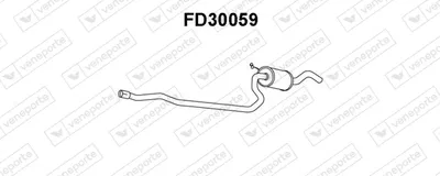 Presilenciador Ford FIESTA III