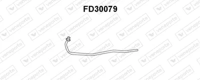 Tubo de escape VENEPORTE FD30079