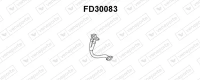 Tubo de escape Ford ESCORT IV Turnier