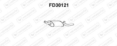 Silenciador posterior Ford ESCORT IV · Ford ESCORT IV Turnier · Ford ORION II