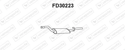 Silenciador posterior Ford GRANADA Turnier