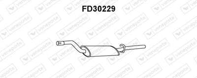Silenciador posterior Ford GRANADA II · Ford GRANADA Turnier