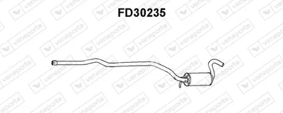 Presilenciador Ford ESCORT IV Turnier
