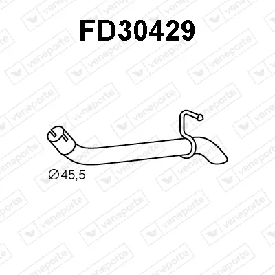 Tubo de escape Ford FOCUS III Turnier