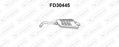 Silenciador posterior Ford ESCORT VI Turnier · Ford ESCORT CLASSIC Turnier