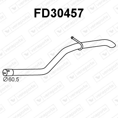 Tubo de escape Ford TOURNEO CUSTOM V362 Bus · Ford TRANSIT CUSTOM V362 Van · Ford TRANSIT CUSTOM V362 Bus