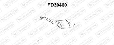 Silenciador posterior Ford FOCUS I Turnier