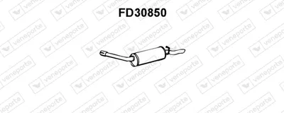Silenciador posterior Ford SCORPIO I