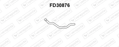 Tubo de escape VENEPORTE FD30876