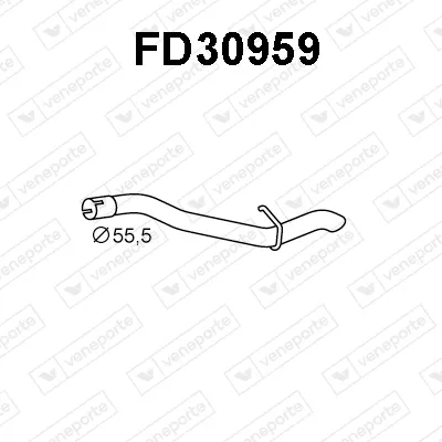 Tubo de escape Ford FOCUS II Saloon · Ford FOCUS II Estate Van