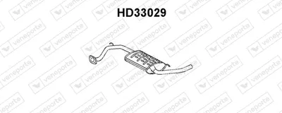Silenciador posterior Honda CIVIC IV Saloon