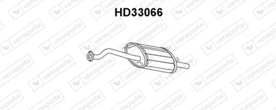 Silenciador posterior Honda CONCERTO Saloon