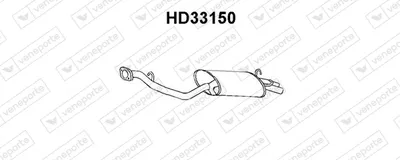 Silenciador posterior Honda ACCORD III
