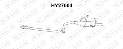 Silenciador posterior Hyundai PONY