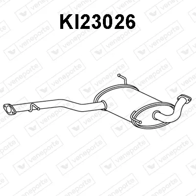 silenciador del medio Kia CARNIVAL II
