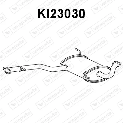 silenciador del medio Kia CARNIVAL I