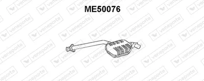 silenciador del medio Mercedes-Benz 124 Saloon · Mercedes-Benz 124 T-Model · Mercedes-Benz E-CLASS