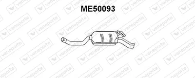 Silenciador posterior Mercedes-Benz 124 Saloon · Mercedes-Benz E-CLASS