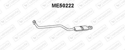 Presilenciador Mercedes-Benz 124 Saloon · Mercedes-Benz 124 T-Model