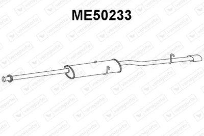 Silenciador posterior Mercedes-Benz A-CLASS