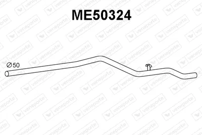 Tubo de escape Mercedes-Benz T1 Bus · Mercedes-Benz T1 Van · Mercedes-Benz T1 Platform/Chassis