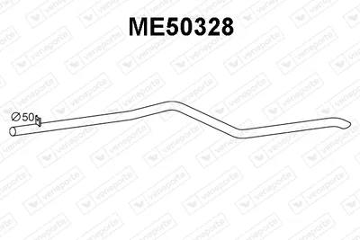 Tubo de escape Mercedes-Benz T1 Bus · Mercedes-Benz T1 Van · Mercedes-Benz T1 Platform/Chassis