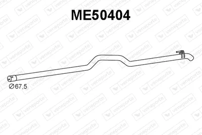 Tubo de escape Mercedes-Benz SPRINTER 3-t Bus · Mercedes-Benz SPRINTER 3-t Van · Mercedes-Benz SPRINTER 3-t Platform/Chassis