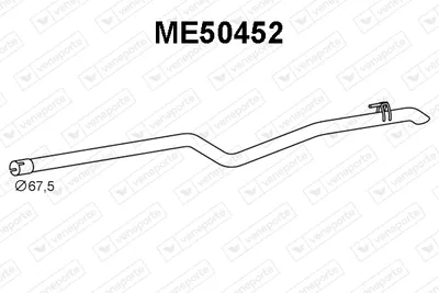 Tubo de escape Mercedes-Benz SPRINTER 3,5-t Platform/Chassis · Mercedes-Benz SPRINTER 5-t Van · Mercedes-Benz SPRINTER 4,6-t Van